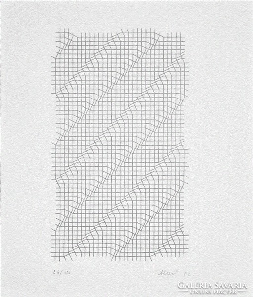 Zsuzsa Albert: geometric mesh, 1982