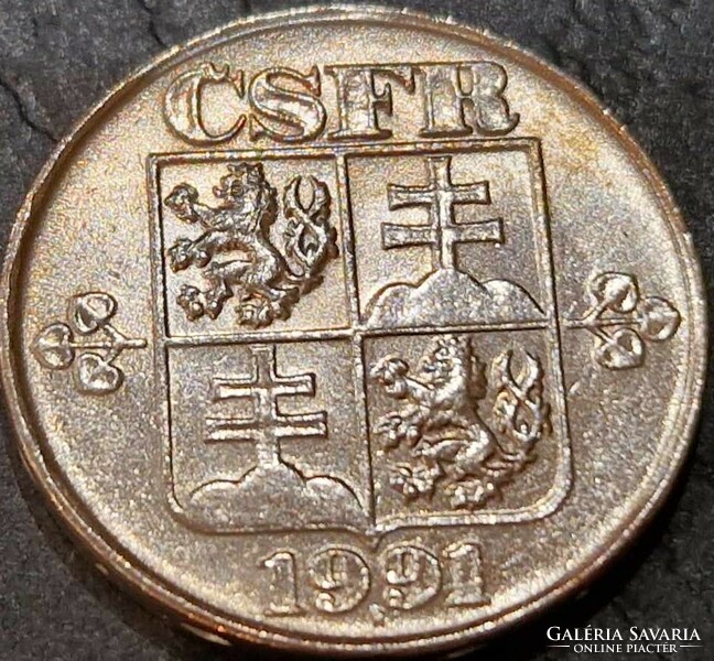 Czechoslovakia 2 crowns, 1991