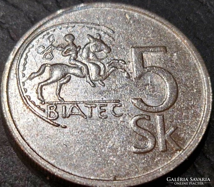 Szlovákia 5 korona, 1993.
