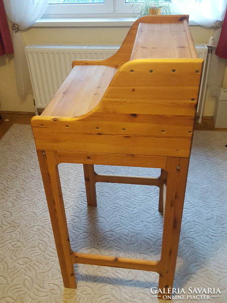 Natural pine writing desk - writing stand - pulpit