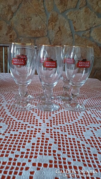 6 stella artois glasses, beer set