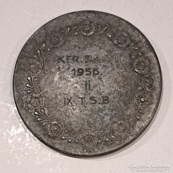 1956. Shooting prize medal zinc 40 mm, (76)