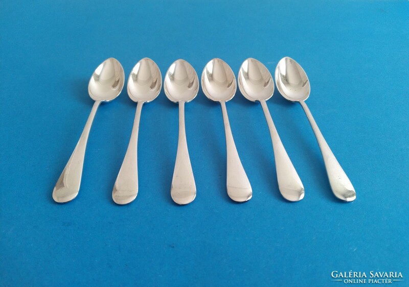 Silver 6-piece tea spoon bachruch antal