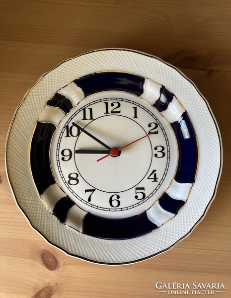Ravenclaw porcelain wall clock, plate clock