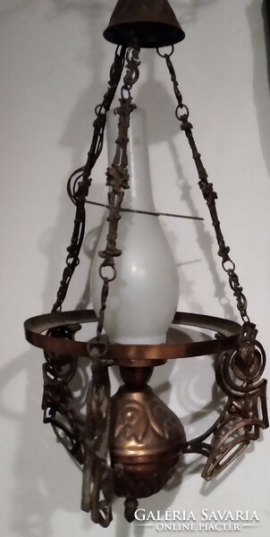Old chandelier, lamp