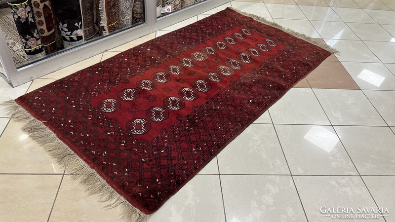 3438 Afghan bokhara handmade wool Persian carpet 120x225cm free courier