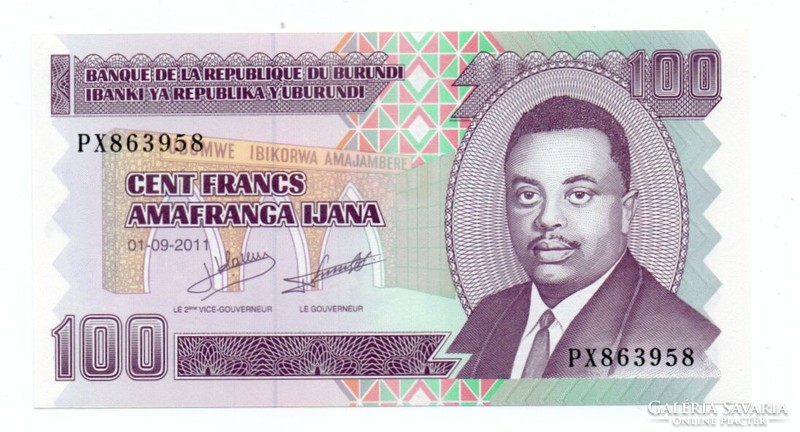 100    Francs   2011   Burundi