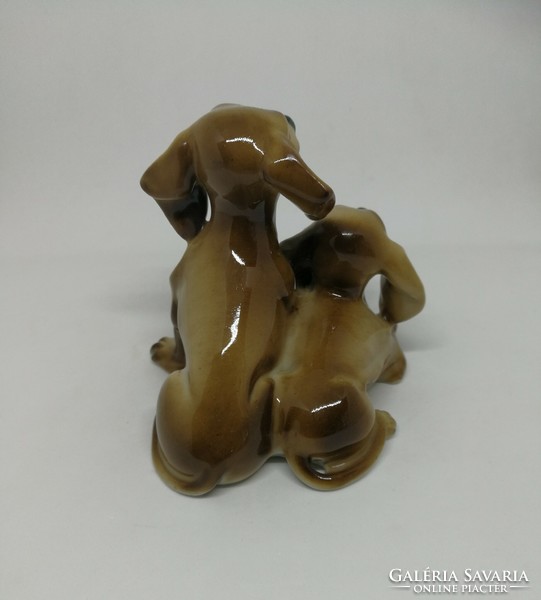 Zsolnay porcelain dogs are 
