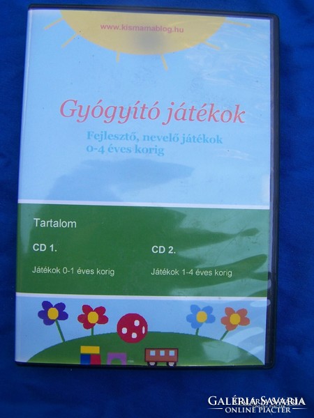 Vida Ági: Gyógyító játékok 2 CD-s kiadvány 0-1 éves korig és 1-4 éves korig  multimédiás oktatóanyag