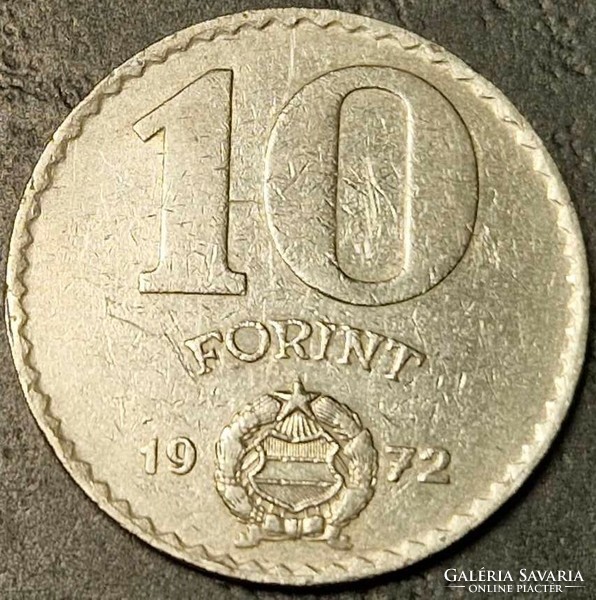 Hungary 10 forints, 1972.