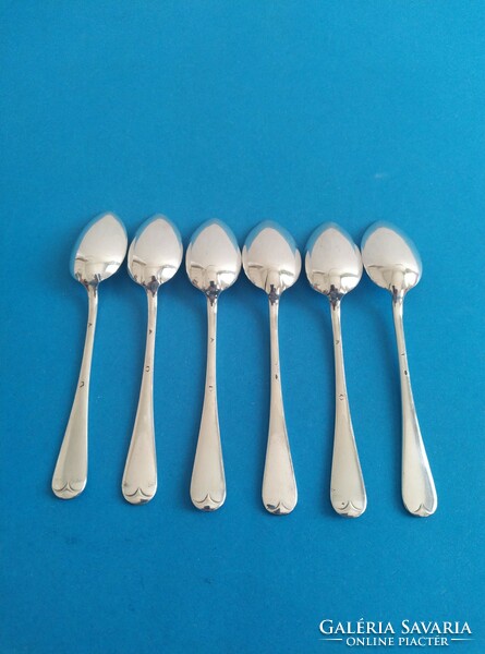 Silver 6-piece tea spoon bachruch antal