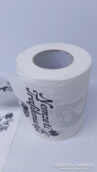 NEMZETI TRAFIKMUTYI - WC papír, toalett papír guriga 1 rétegű. Kb 2 cm papír van rajta
