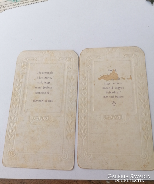 2 Embossed flawless prayer sheet holy images