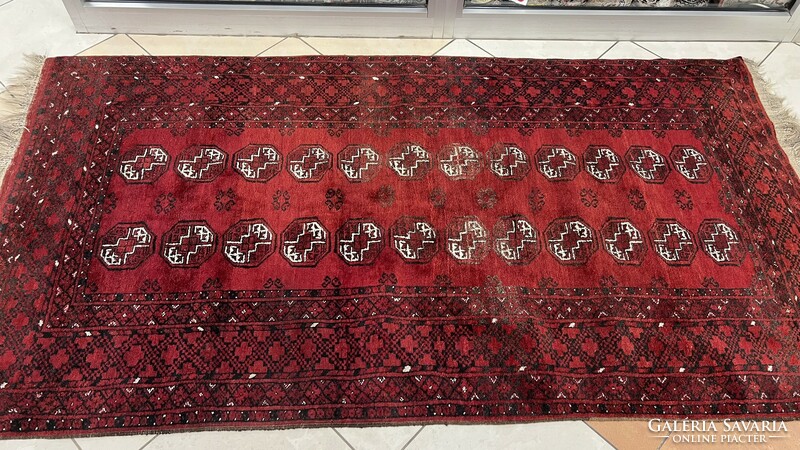 3438 Afghan bokhara handmade wool Persian carpet 120x225cm free courier