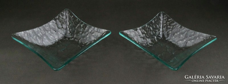 1Q987 flawless glass serving bowl pair 14.5 Cm