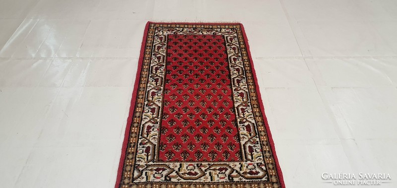 3136 Hindu mir hand knotted wool Persian carpet 63x125cm free courier