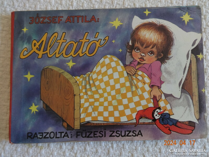 Attila József: sleeping bag - hardcover old storybook with drawings by Zsuzsa Füzesi