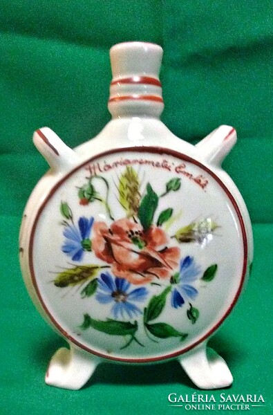 Water bottle with a flower pattern (hermitage souvenir, hand-painted, 3 dl)