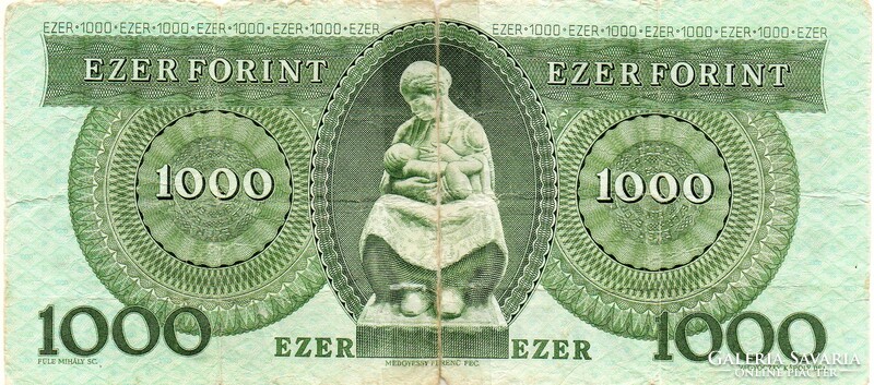 E - 002 -  Magyar bankjegyek:  1983  1 000 Ft