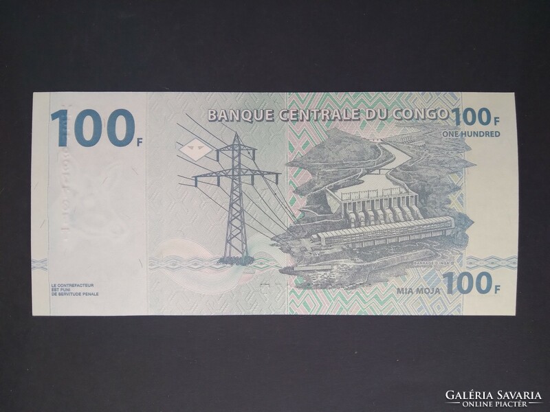 Congo 100 francs 2022 oz