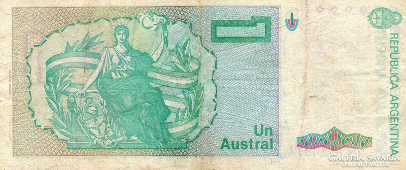 D - 276 -  Külföldi bankjegyek:  Argentina 1985  1 austral