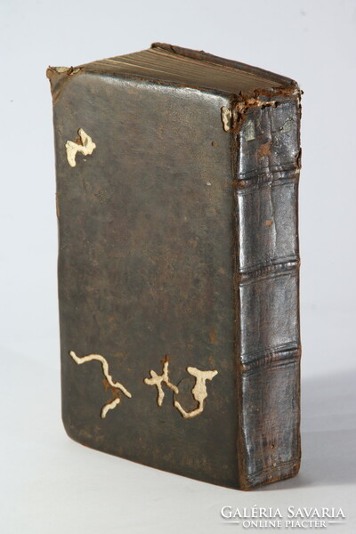 1755 - Redlhamer's physics textbook with 9 folding copperplates in leather binding!
