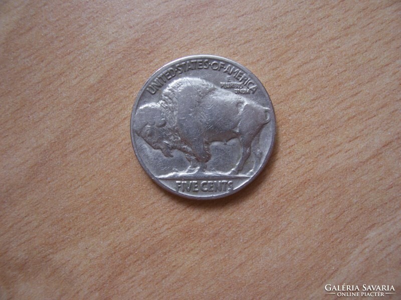 USA 5 cents 1936 buffalo