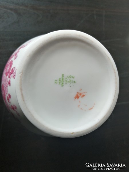 LEGJOB ÁRON! virágmintás porcelán hamutálak és váza hibátlan állapotban