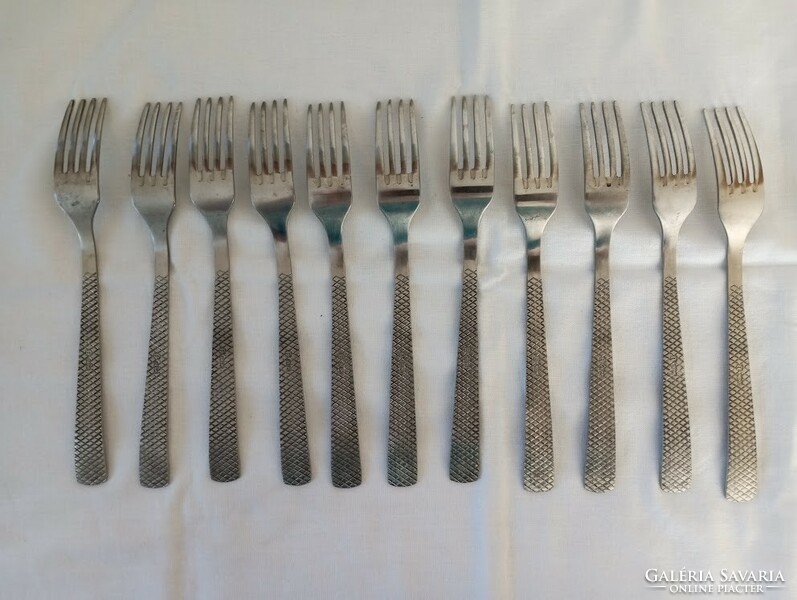 Retro Russian spoons with forks for sale! 23 pcs