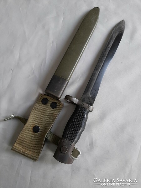 Spanish m1964 cetme model c bayonet used, manufacturer instituto nacional de industria (ini)
