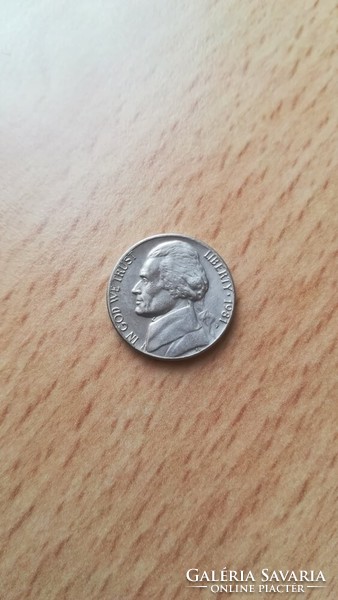 USA 5 cents 1981 p