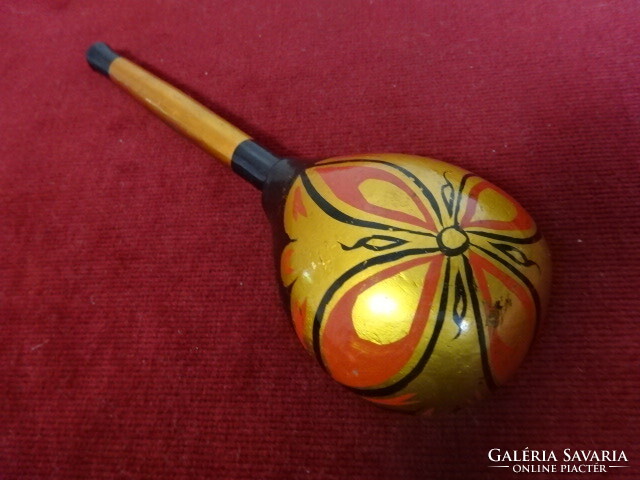 Russian, wooden, painted spoon, length 18.8 cm. Jokai.