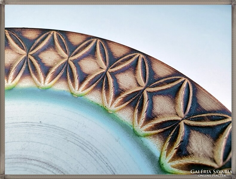 German craftsman ceramic decorative bowl fruit bowl