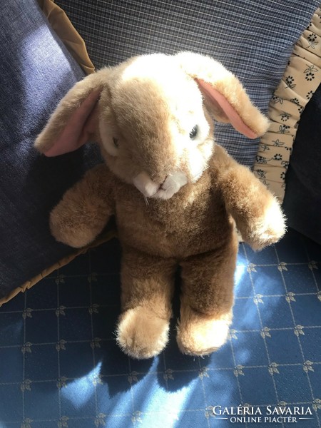 Cute little plush bunny. Size: 33 cm long hasenparchen brand 40-062/11. I bought it in Austria.