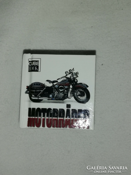Motorrader cube book motorcycle minibook