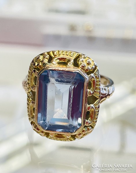 Arany vintage női gyűrű 63M