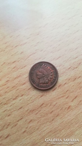 US 1 cent 1902