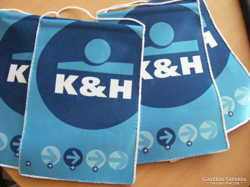 K&H Bank asztali zászlók Új