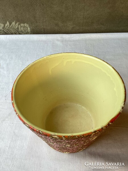 Retro lake head ceramic bowl 13x17 cm.
