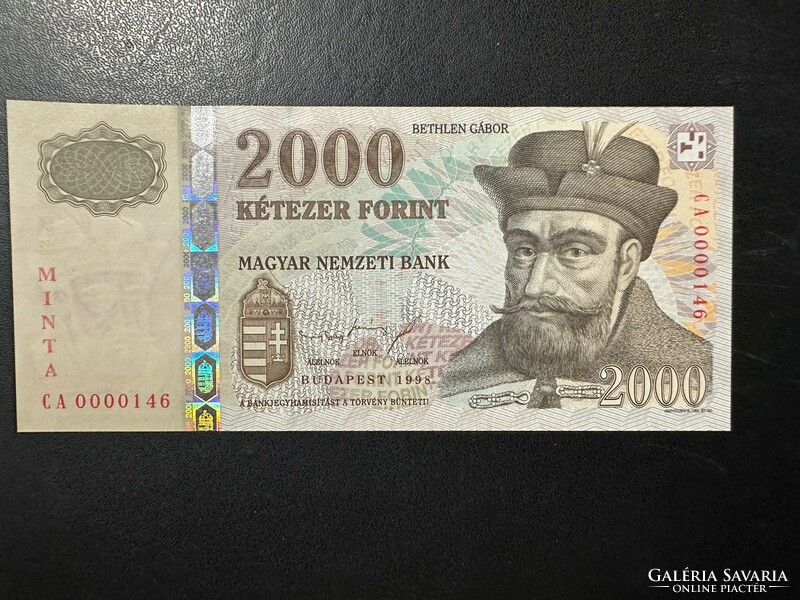 2000 forint  1998. MINTA.  UNC!!