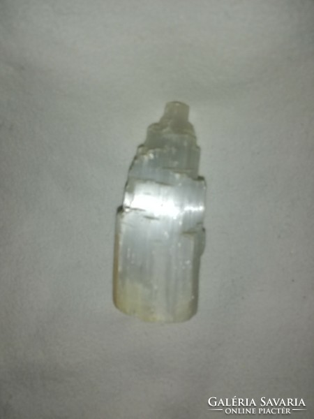 Unpolished mountain crystal with a silky shine
