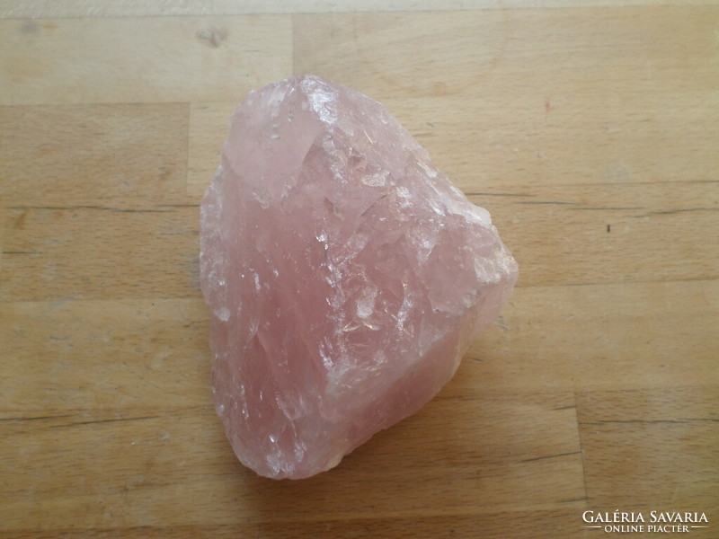 Rose quartz mineral raw block 777g