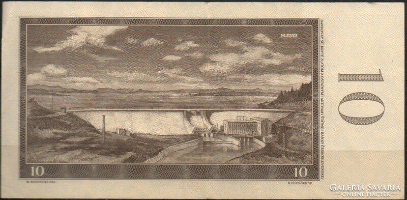 D - 248 - Külföldi bankjegyek:  Csehszlovákia 1960  10 korona