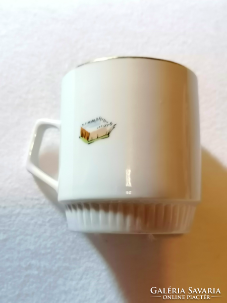 Rare 80-year-old traffic police dog and cat story mug in collector's condition
