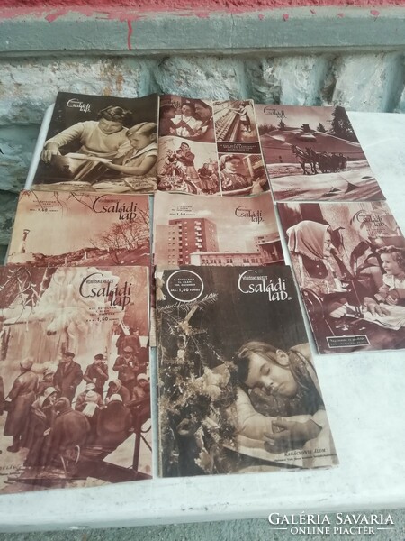 Vöröskereszt Családi lap 8 db 60-as évek a képeken látható állapotban