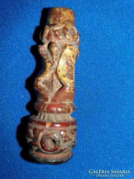 Antique cigarette butt, nicely carved, condition according to the pictures