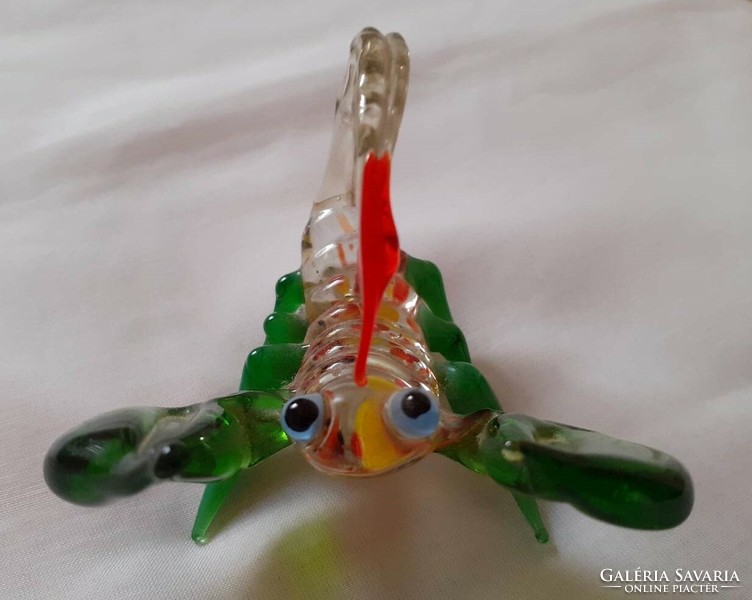 Murano glass crab