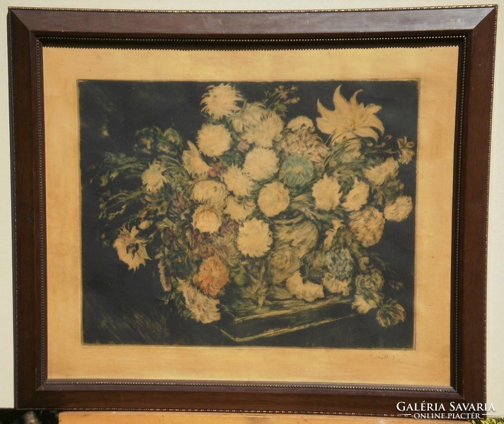 István Csók (1865-1961): bouquet of flowers