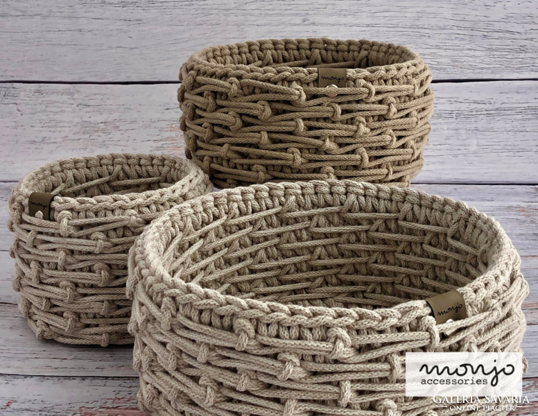 'Bibiana' crocheted baskets