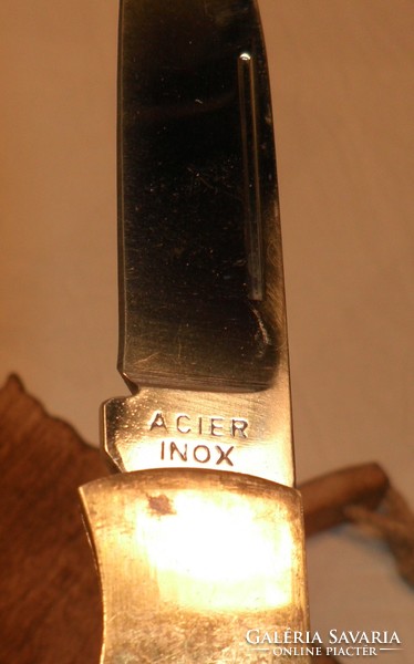 Steel back lock knife, from a collection